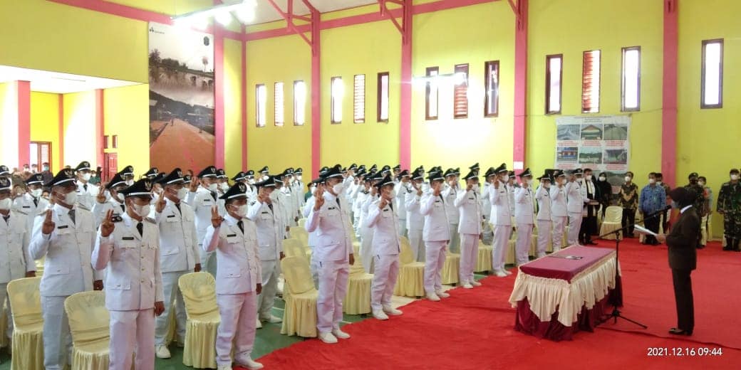 Suasana Pelantikan Kades Se-Krayan