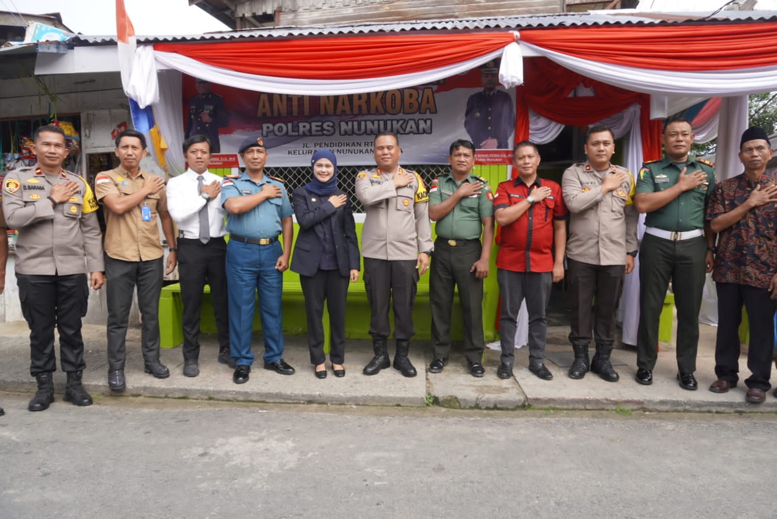Peresmian Kampung Tangguh Anti Narkoba