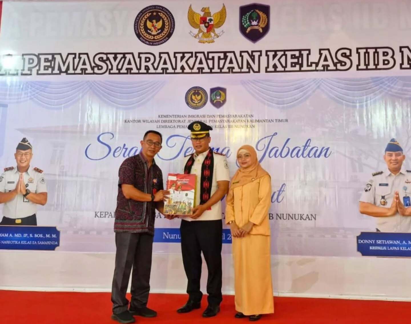 Donny Setiawan Resmi Jabat Kalapas Nunukan, Gantikan Puang Dirham