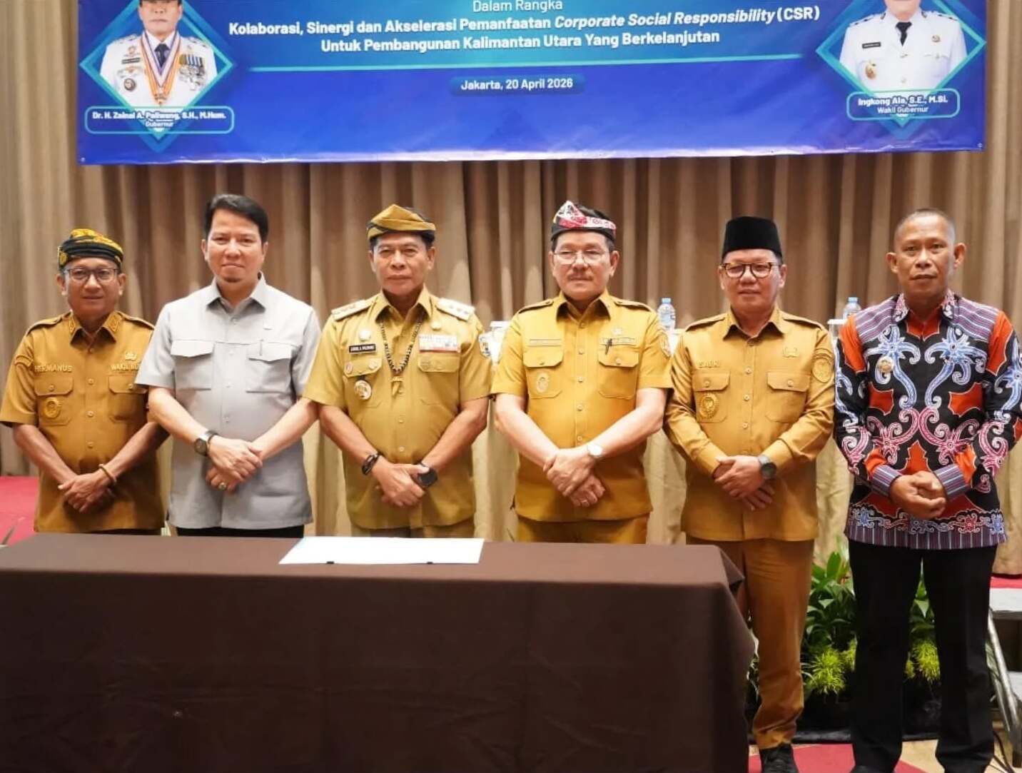 Wabup Nunukan Hadiri Deklarasi Kolaborasi CSR dan RPJMD Kaltara di Jakarta