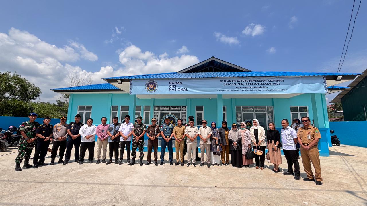 Bupati Nunukan Resmikan Dapur MBG Selisun 2, Layani 1.009 Penerima Manfaat