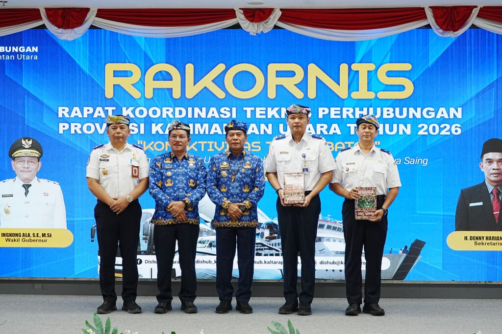Gubernur Kaltara Buka Rakornis Perhubungan 2026, Targetkan Konektivitas Terintegrasi dan Kereta Api