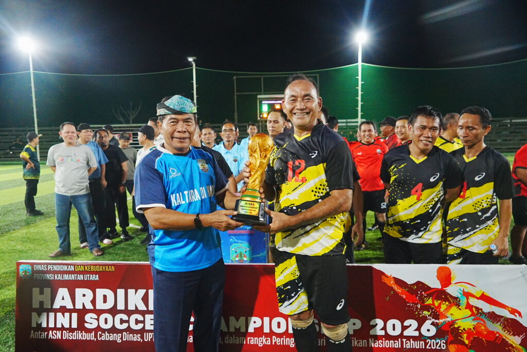 Tumbangkan Bulungan 8-5, Tim Malinau Sabet Juara Hardiknas Mini Soccer 2026