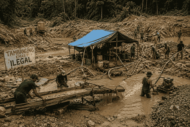 Aroma Bekingan Jenderal di Gunung Botak, Nama Dudung Abdurachman Diseret dalam Skandal Tambang Ilegal PT HAM