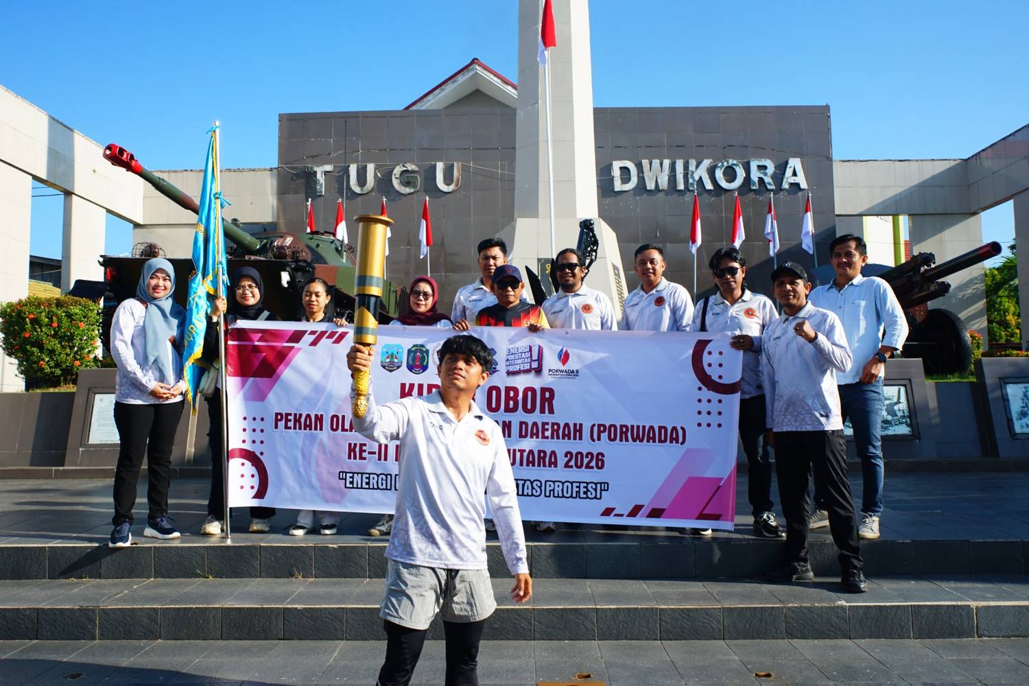 Obor Porwada II Kaltara Resmi Dilepas dari Nunukan, Siap Keliling Kabupaten/Kota
