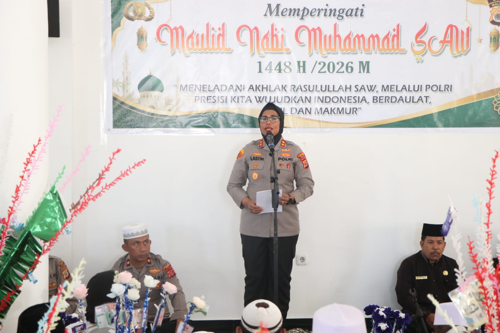 Polres Buru Gelar Peringatan Maulid Nabi Muhammad SAW 1448 H/2026 M, Perkuat Keteladanan Akhlak dalam Pelaksanaan Tugas