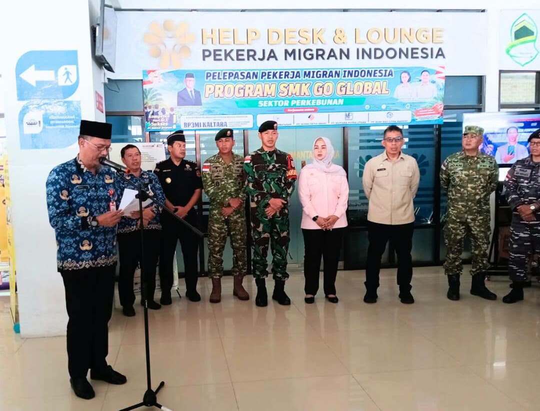 20 Calon PMI Program SMK GO Dilepas ke Malaysia, Bupati Nunukan Ingatkan Hindari Jalur Ilegal