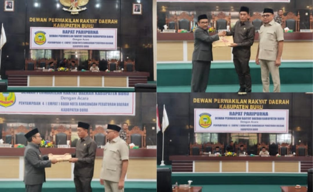 DPRD Kab Buru Mengadakan Rapat Paripurna Dihadiri Wakil Bupati Buru Sudarmo