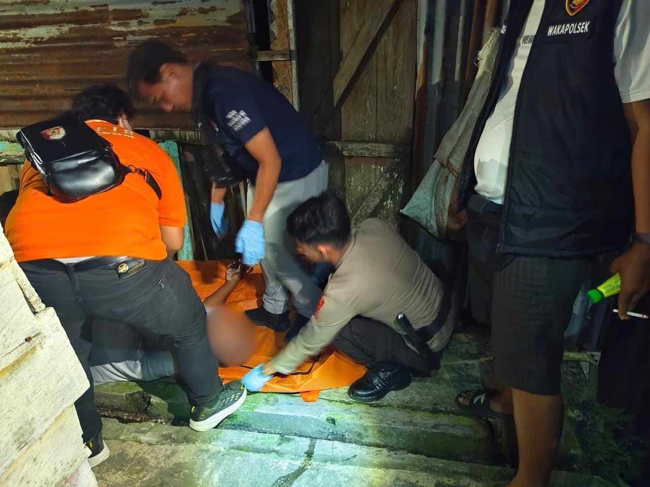 Pria 49 Tahun Ditemukan Tak Bernyawa di Belakang Blok A Eks Lokalisasi Harapan Sadar